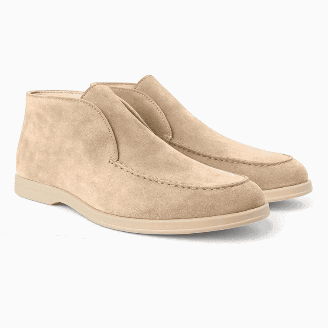 Derada | Hoge Suede Loafers - Derada Fashion
