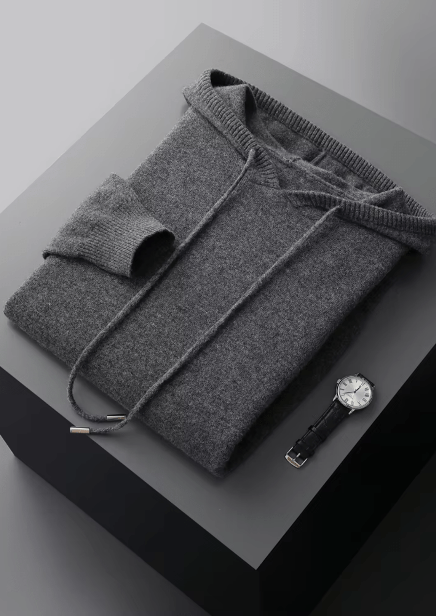 PURE EXTRA - FINE MERINO WOOL LEISURE HOODIE - Derada