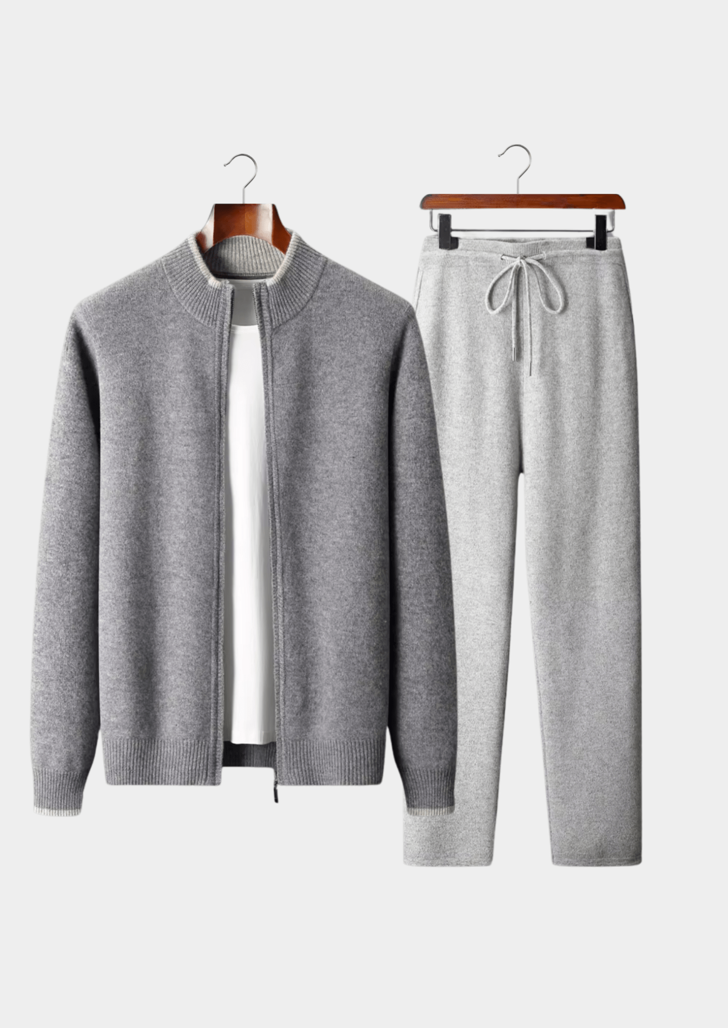 PURE EXTRA - FINE MERINO WOOL TWO TONE SET - Derada