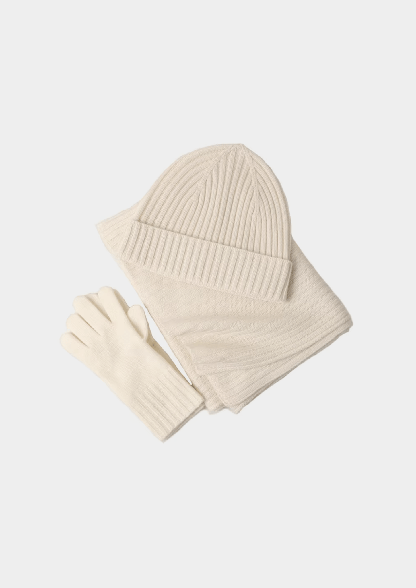 PURE EXTRA - FINE MERINO WOOL WINTERTIME ESSENTIALS - IVORY - Derada