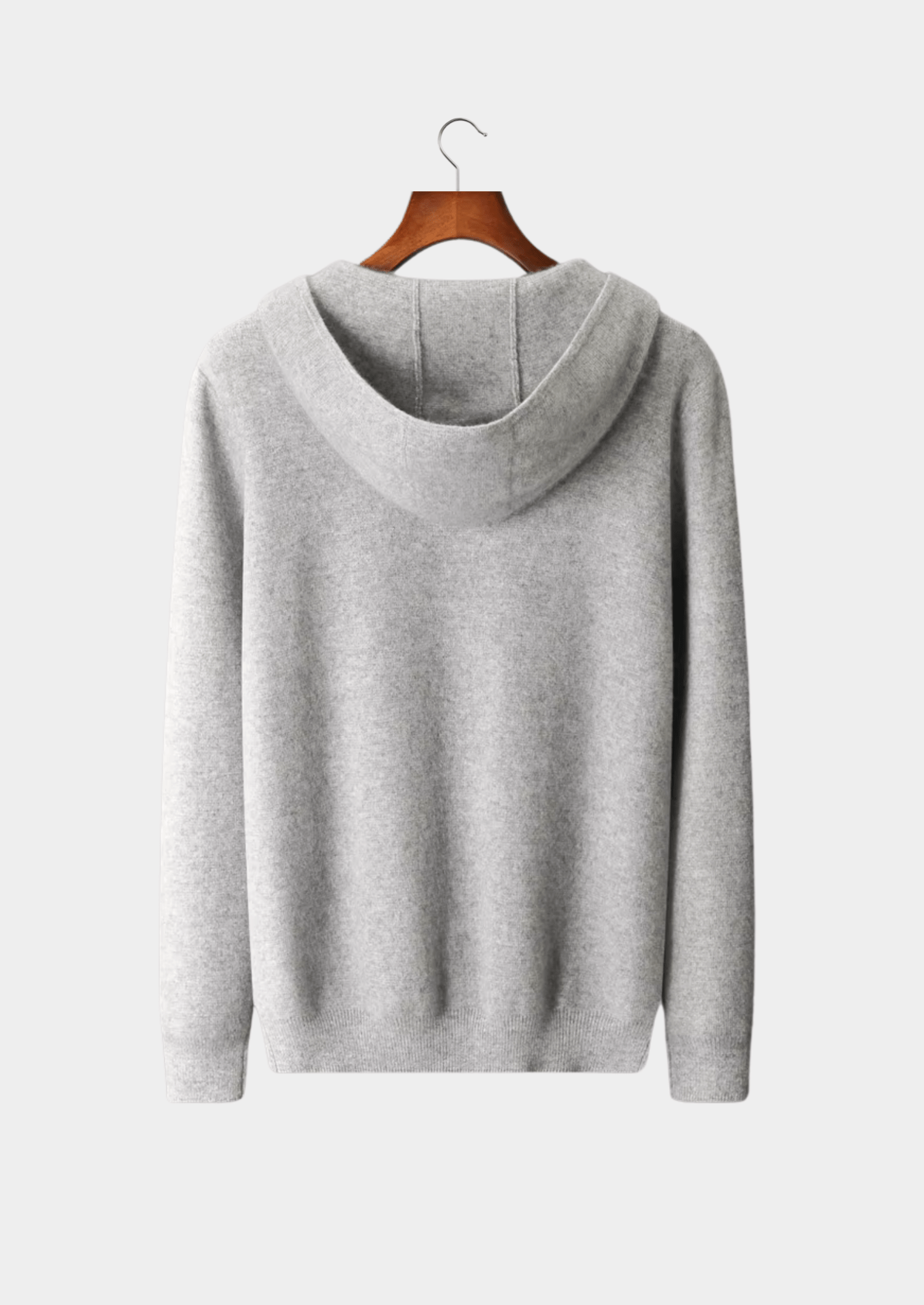 PURE EXTRA - FINE MERINO WOOL ZIPPER HOODIE - Derada