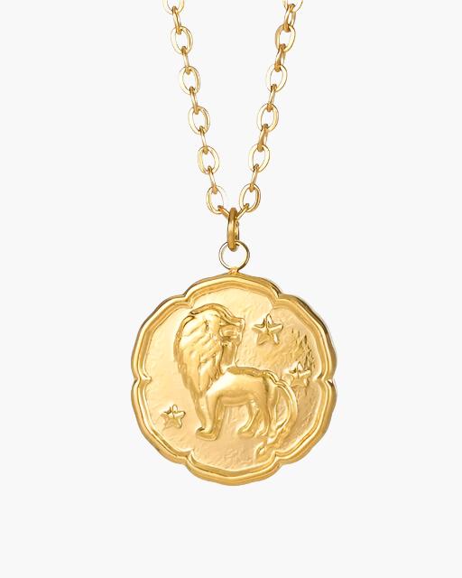 Zodiac Sign Necklace - Gold - Derada