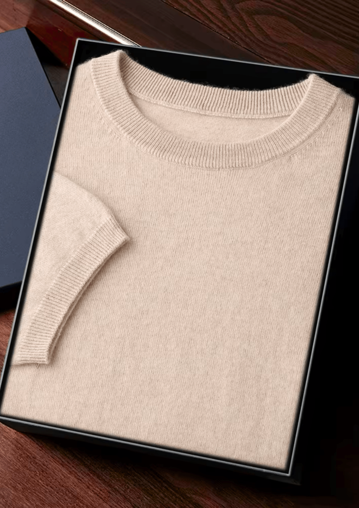 PREMIUM CASHMERE CLASSIC CREWNECK T - SHIRT - Derada