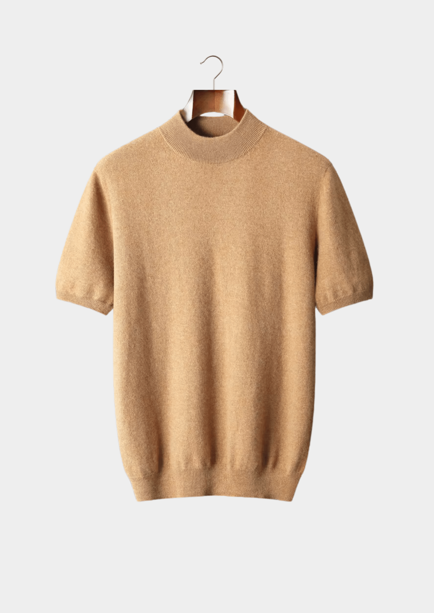 PREMIUM CASHMERE MOCK NECK T - SHIRT - Derada