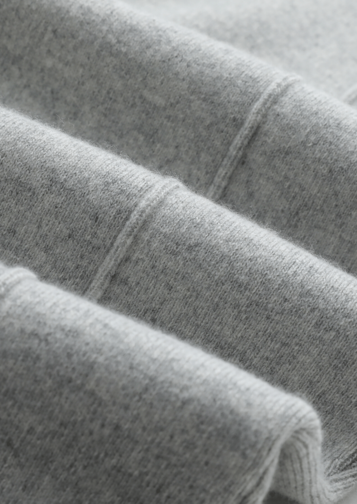 PURE EXTRA - FINE MERINO WOOL LUZZO SET - LIGHT GRAY - Derada